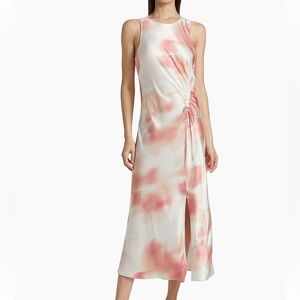 Rails Gabriella Watercolor Ruched Midi-Dress